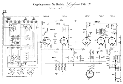 Radiola Symfonett 1514LV; SR, Svenska (ID = 270477) Radio