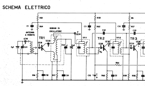 Elettra 1° Ricevitore a transistor ; SRE - Scuola Radio (ID = 271097) Radio