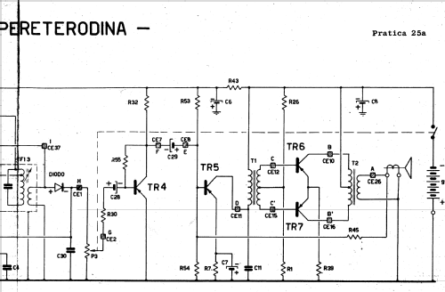 Elettra 1° Ricevitore a transistor ; SRE - Scuola Radio (ID = 271099) Radio