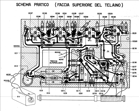 Elettra 1° Ricevitore a transistor ; SRE - Scuola Radio (ID = 271103) Radio