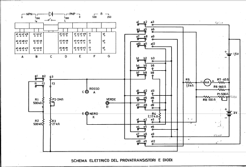 Prova Transistor 2° ; SRE - Scuola Radio (ID = 271105) Ausrüstung