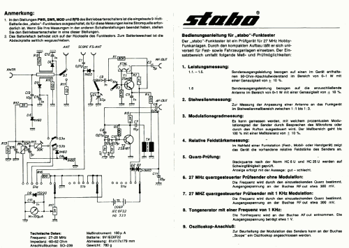 Funktester 1500; Stabo; Hildesheim (ID = 2094107) Ausrüstung