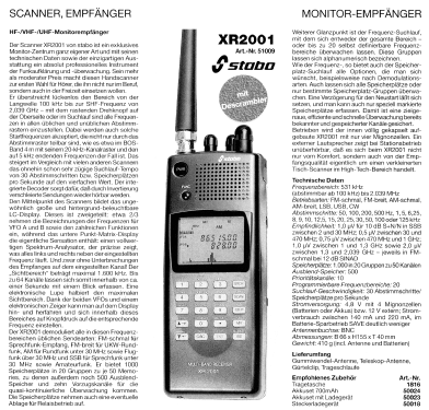 Multi-Band Receiver XR 2001 Art.-Nr. 51009; Stabo; Hildesheim (ID = 1759997) Amateur-R