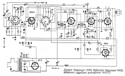 Középszuper 4344; Standard; Budapest (ID = 231572) Radio