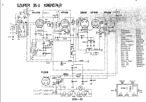 Szuper 35U; Standard; Budapest (ID = 869676) Radio