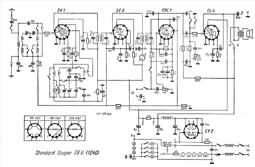 Szuper 39 U 1040; Standard; Budapest (ID = 262051) Radio