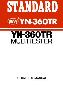 Analog Multimeter YN-360TR; Standard Electric (ID = 2896891) Equipment
