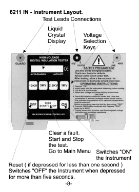 Digital Insulation Tester 6210 IN; Standard Electric (ID = 2895704) Equipment