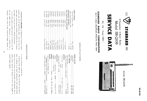 Long Distance SR-Q108; Standard Radio Corp. (ID = 2560626) Radio