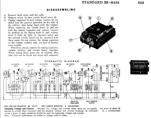 Micronic Ruby SR-H436; Standard Radio Corp. (ID = 1295329) Radio