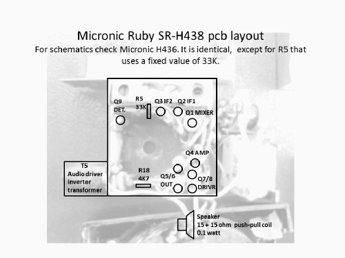 Micronic Ruby SR-H438; Standard Radio Corp. (ID = 1440858) Radio