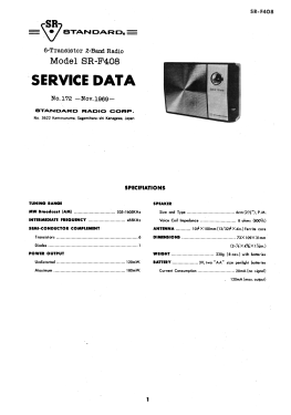 Solid State SR-F 408; Standard Radio Corp. (ID = 2946972) Radio