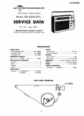 SR-RQ520FL; Standard Radio Corp. (ID = 2946838) Radio