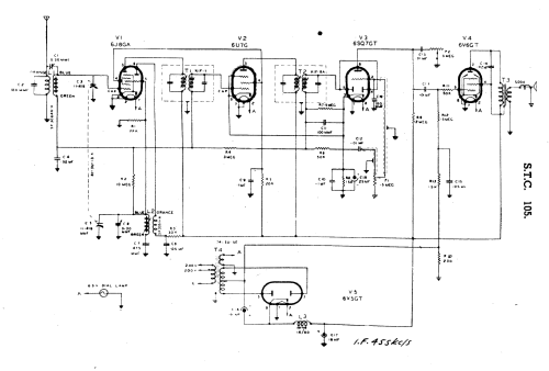 105T Ch= 105; Standard Telephones (ID = 2321887) Radio