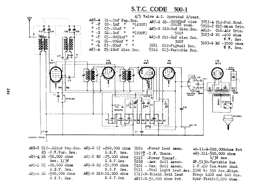 500A Ch= 500; Standard Telephones (ID = 715061) Radio