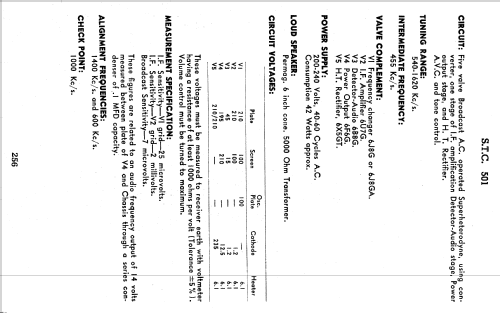 501; Standard Telephones (ID = 2464582) Radio