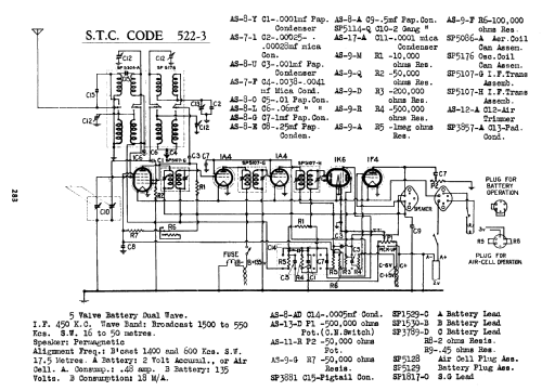 522B Ch= 522; Standard Telephones (ID = 759013) Radio