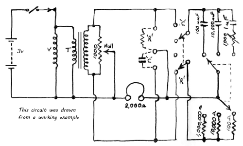 Portable Resistance Capacity Bridge SR1185; Standard Telephones (ID = 2213547) Equipment