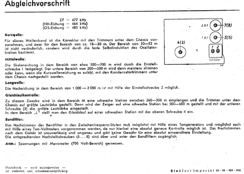 Imperial 400WK; Stassfurter Licht- (ID = 2938766) Radio