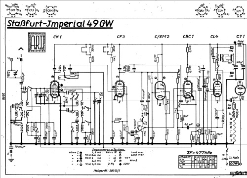 Imperial 49GW; Stassfurter Licht- (ID = 2353974) Radio