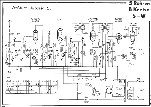 Imperial 55M Ch= 55W; Stassfurter Licht- (ID = 13173) Radio
