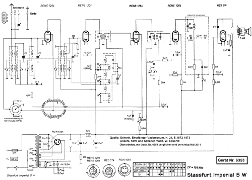 Imperial 5 ; Stassfurter Licht- (ID = 1656135) Radio