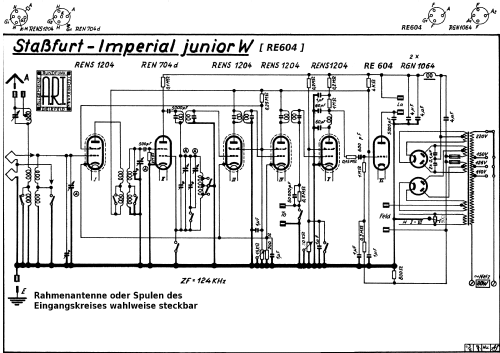 Imperial Junior W; Stassfurter Licht- (ID = 1904313) Radio