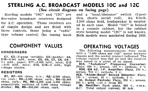 10C; Sterling Radio Ltd.; (ID = 1730642) Radio