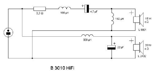 B3010 HiFi; Stern-Radio (ID = 987929) Lautspr.-K