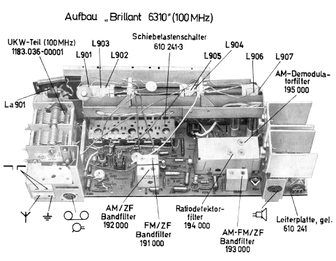 Brillant 6310; Stern-Radio (ID = 1963437) Radio