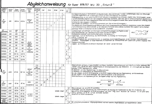 Sonneberg Erfurt 2 Super 8118/57 WU-3D; Stern-Radio (ID = 583428) Radio