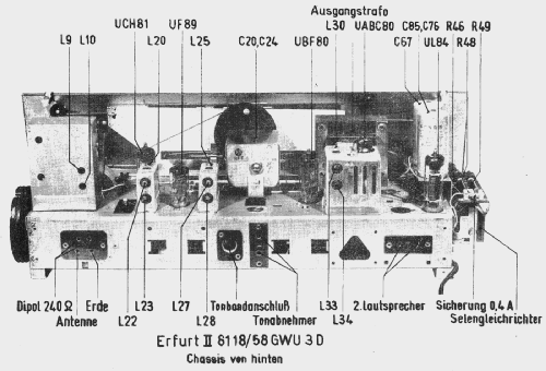 Sonneberg Erfurt 2 Super 8118/58 GWU 3D; Stern-Radio (ID = 836960) Radio