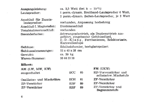 Sonneberg Erfurt 4 Super 10149/70 WU; Stern-Radio (ID = 2055106) Radio