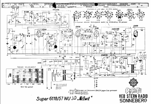 Erfurt 3D Super 6118/57 WU 3D; Stern-Radio (ID = 235020) Radio