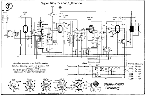 Ilmenau 675/55GWU; Stern-Radio (ID = 1371812) Radio