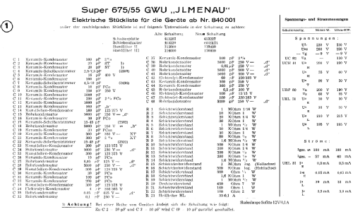 Ilmenau 675/55GWU; Stern-Radio (ID = 1371813) Radio