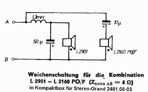 Lautsprecherkompaktbox 2401.08-03.00; Stern-Radio (ID = 2742053) Speaker-P