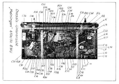 Meiningen 6106/56GWU; Stern-Radio (ID = 2336775) Radio