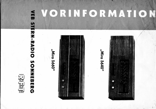 Mira 5660; Stern-Radio (ID = 1185086) Radio