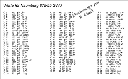 Naumburg 875/55GWU; Stern-Radio (ID = 829058) Radio