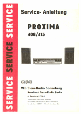 Proxima Grand 415; Stern-Radio (ID = 2784091) Radio