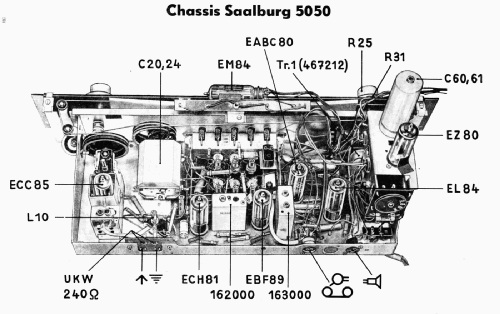 Saalburg 5050B; Stern-Radio (ID = 2587351) Radio