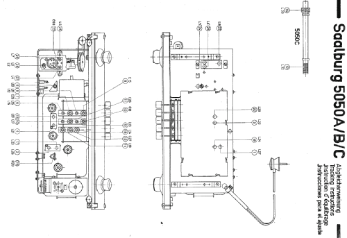 Saalburg 5050B; Stern-Radio (ID = 556242) Radio