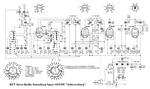 Schwarzburg - Шварцбург Super 65/54W - Супер 65/54W; Stern-Radio (ID = 1912955) Radio