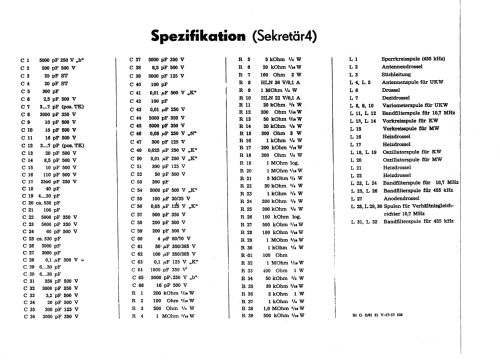 Sonneberg Sekretär 4 697/76GWU; Stern-Radio (ID = 214198) Radio