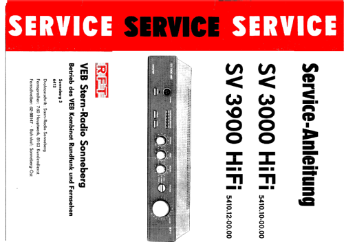 SV3900 HiFi; Stern-Radio (ID = 982138) Ampl/Mixer