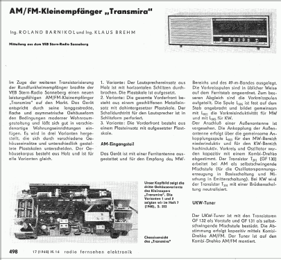 Transmira 6140; Stern-Radio (ID = 1089296) Radio
