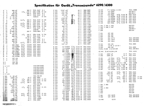 Transmiranda 6290; Stern-Radio (ID = 1757059) Radio