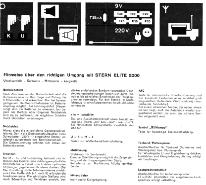 Stern Elite 2000 R155; Stern-Radio Berlin, (ID = 788511) Radio