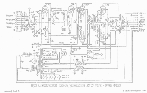 25-Watt-Kraftverstärker Opta 3523; Stern-Radio Leipzig, (ID = 2618088) Ampl/Mixer